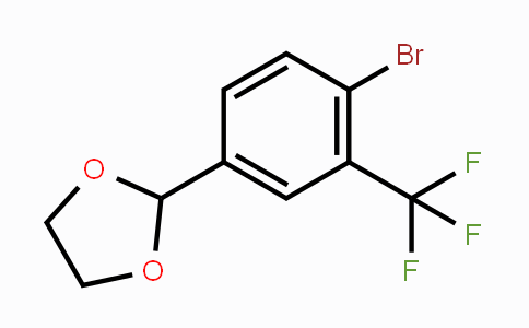 CAS No. 2221812-16-2, 2-[4-Bromo-3-(trifluoromethyl)phenyl]-1,3-dioxolane