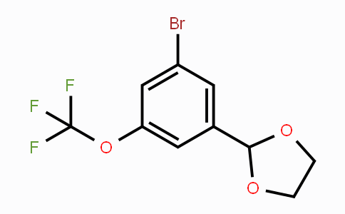 CAS No. 1610379-48-0, 2-[3-Bromo-5-(trifluoromethoxy)phenyl]-1,3-dioxolane