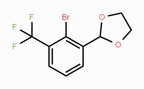 CAS No. 2169687-24-3, 2-[2-Bromo-3-(trifluoromethyl)phenyl]-1,3-dioxolane
