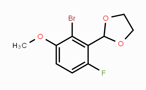 CAS No. 2221811-96-5, 2-(2-Bromo-6-fluoro-3-methoxyphenyl)-1,3-dioxolane