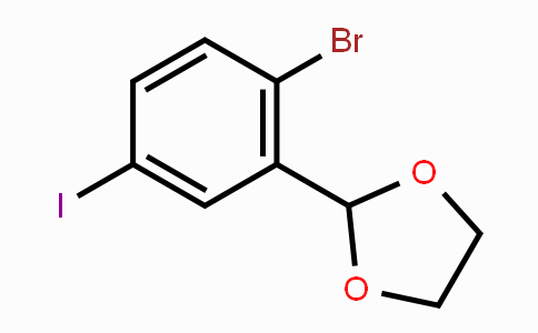 CAS No. 2221812-24-2, 2-(2-Bromo-5-iodophenyl)-1,3-dioxolane