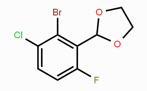 MC448786 | 2221812-07-1 | 2-(2-Bromo-3-chloro-6-fluorophenyl)-1,3-dioxolane