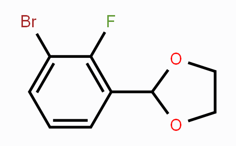 CAS No. 2221812-23-1, 2-(3-Bromo-2-fluorophenyl)-1,3-dioxolane