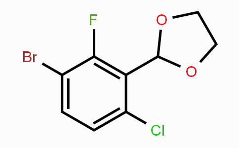 MC448794 | 2221812-00-4 | 2-(3-Bromo-6-chloro-2-fluorophenyl)-1,3-dioxolane