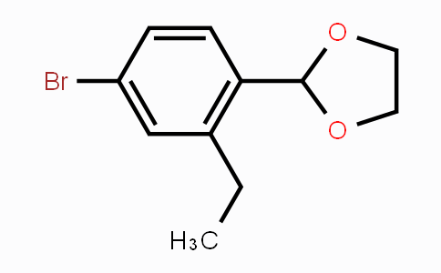 CAS No. 2221812-15-1, 2-(4-Bromo-2-ethylphenyl)-1,3-dioxolane