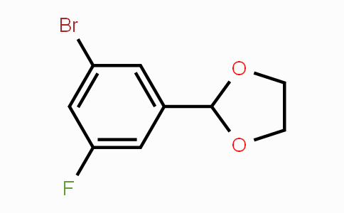 CAS No. 1379314-34-7, 2-(3-Bromo-5-fluorophenyl)-1,3-dioxolane