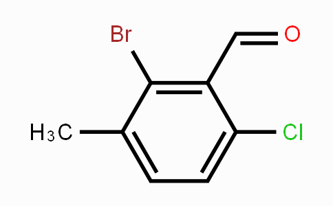 CAS No. 1114809-00-5, 2-Bromo-6-chloro-3-methylbenzaldehyde