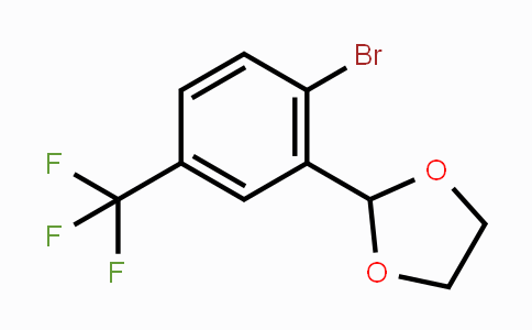 CAS No. 1394824-67-9, 2-(2-Bromo-5-(trifluoromethyl)phenyl)-1,3-dioxolane
