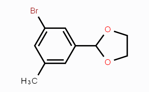 CAS No. 1023289-64-6, 2-(3-Bromo-5-methylphenyl)-1,3-dioxolane