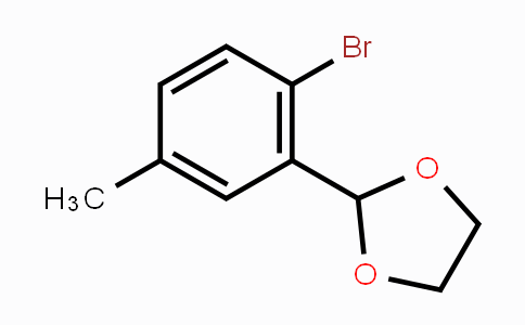 CAS No. 1381966-52-4, 2-(2-Bromo-5-methylphenyl)-1,3-dioxolane