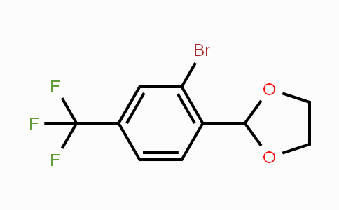 CAS No. 1619256-42-6, 2-[2-Bromo-4-(trifluoromethyl)phenyl]-1,3-dioxolane