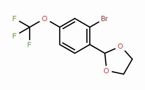 CAS No. 1321963-18-1, 2-[2-Bromo-4-(trifluoromethoxy)phenyl]-1,3-dioxolane