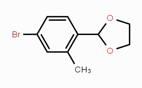 CAS No. 91587-27-8, 2-(4-Bromo-2-methylphenyl)-1,3-dioxolane