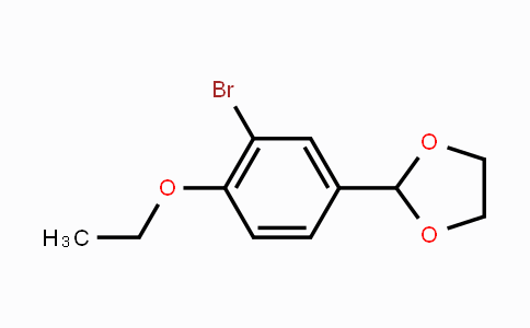 CAS No. 1267403-79-1, 2-(3-Bromo-4-ethoxyphenyl)-1,3-dioxolane