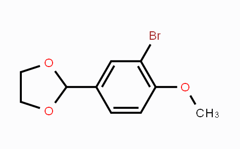 223418-72-2 | 1-Bromo-5-(1,3-dioxolan-2-yl)-2-methoxybenzene