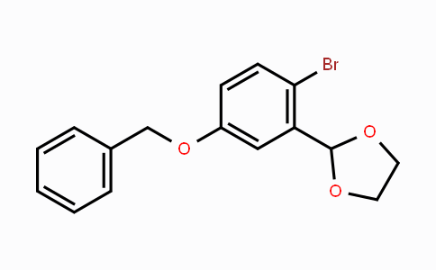 CAS No. 173427-53-7, 2-[2-Bromo-5-(phenylmethoxy)phenyl]-1,3-dioxolane
