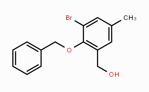CAS No. 2179038-44-7, (2-Benzyloxy-3-bromo-5-methyl-phenyl)-methanol
