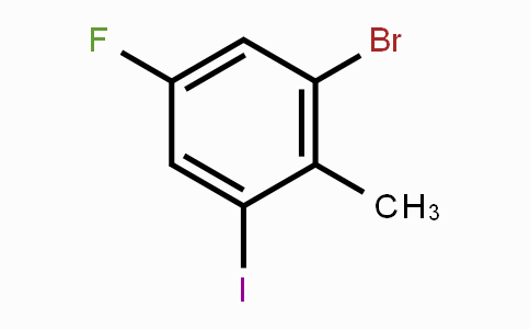CAS No. 1805552-81-1, 1-Bromo-5-fluoro-3-iodo-2-methylbenzene