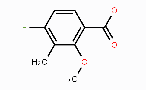 CAS No. 1301718-06-8, 4-Fluoro-2-methoxy-3-methylbenzoic acid
