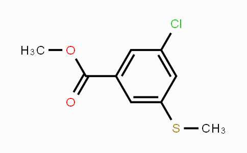 CAS No. 1824578-68-8, Methyl 3-chloro-5-(methylsulfanyl)benzoate