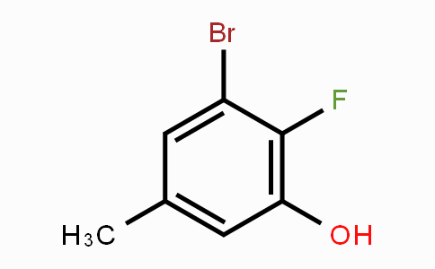 CAS No. 1026796-51-9, 3-Bromo-2-fluoro-5-methylphenol