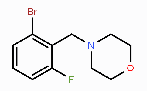 CAS No. 1345472-12-9, 1-Bromo-3-fluoro-2-(morpholinomethyl)benzene