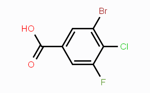 CAS No. 1357942-87-0, 3-Bromo-4-chloro-5-fluorobenzoic acid