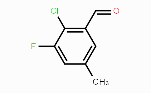 CAS No. 1805225-87-9, 2-Chloro-3-fluoro-5-methylbenzaldehyde