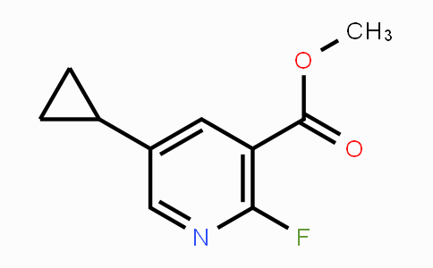 CAS No. 2179038-24-3, Methyl 5-cyclopropyl-2-fluoronicotinate