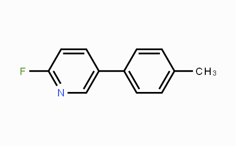 CAS No. 1337563-01-5, 2-Fluoro-5-(4-methylphenyl)-pyridine