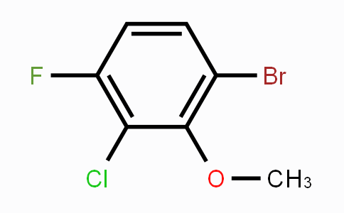 CAS No. 1784628-47-2, 1-Bromo-3-chloro-4-fluoro-2-methoxybenzene
