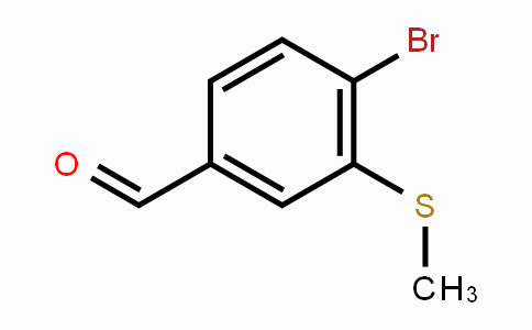 CAS No. 1289015-47-9, 4-Bromo-3-(methylsulfanyl)benzaldehyde