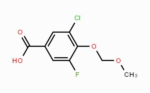 CAS No. 2179038-39-0, 3-Chloro-5-fluoro-4-(methoxymethoxy)benzoic acid