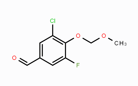 CAS No. 2179038-34-5, 3-Chloro-5-fluoro-4-(methoxymethoxy)benzaldehyde
