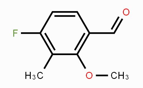CAS No. 1824411-31-5, 4-Fluoro-2-methoxy-3-methylbenzaldehyde