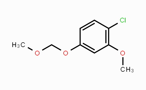 CAS No. 84290-28-8, 1-Chloro-2-methoxy-4-(methoxymethoxy)benzene