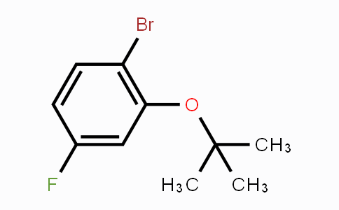 CAS No. 960309-88-0, 1-Bromo-2-(1,1-dimethylethoxy)-4-fluorobenzene