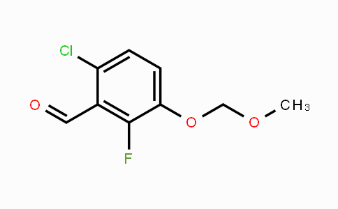 CAS No. 1163283-36-0, 6-Chloro-2-fluoro-3-(methoxymethoxy)benzaldehyde