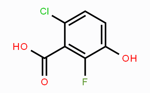 CAS No. 91659-28-8, 6-Chloro-2-fluoro-3-hydroxybenzoic acid