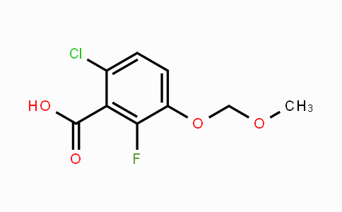 CAS No. 2179038-47-0, 6-Chloro-2-fluoro-3-(methoxymethoxy)benzoic acid