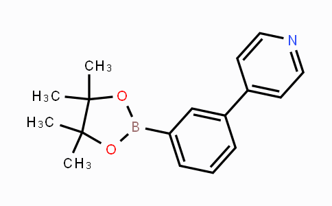 DY449114 | 1009033-83-3 | 4-(3-(4,4,5,5-Tetramethyl-1,3,2-dioxaborolan-2-yl)phenyl)pyridine