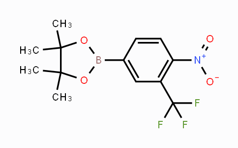 CAS No. 1402615-44-4, 4-Nitro-3-trifluoromethylphenylboronic acid, pinacol ester