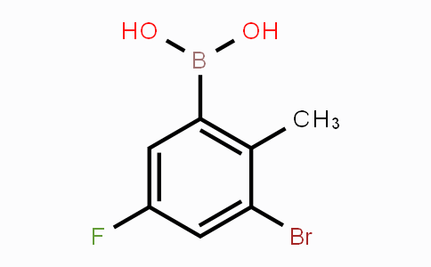 3-Bromo-5-fluoro-2-methylphenylboronic acid