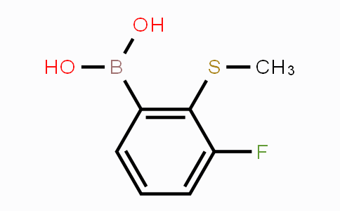 3-Fluoro-2-(methylsulfanyl)phenylboronic acid