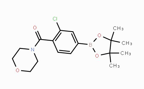 3-Chloro-4-(morpholine-4-carbonyl)phenylboronic acid pinacol ester