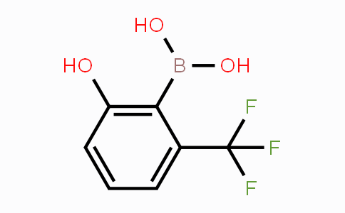 CAS No. 2096333-79-6, 2-Hydroxy-6-trifluoromethylphenylboronic acid