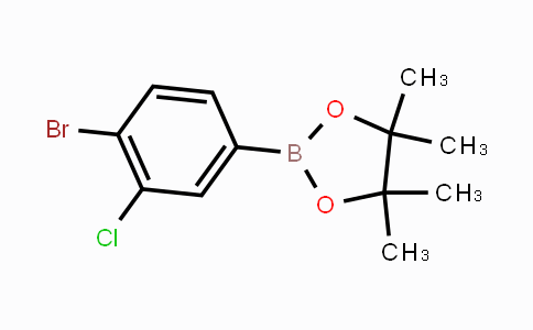 CAS No. 1809946-58-4, 2-(4-bromo-3-chlorophenyl)-4,4,5,5-tetramethyl-1,3,2-dioxaborolane