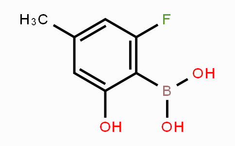CAS No. 1803598-06-2, 2-Fluoro-6-hydroxy-4-methylphenylboronic acid