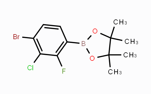 CAS No. 2246613-77-2, 4-Bromo-3-chloro-2-fluorophenylboronic acid pinacol ester