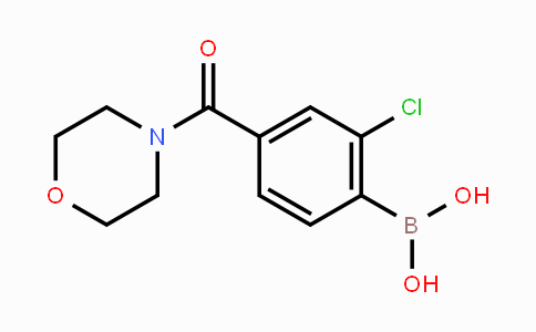 CAS No. 2000187-73-3, 2-Chloro-4-(4-morpholinylcarbonyl)benzeneboronic acid